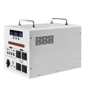1600W Portable Power Station – 1280Wh LiFePO4 Battery, Pure Sine Wave, 10×USB, AC/DC/Cigarette Outputs, Rugged Metal Case