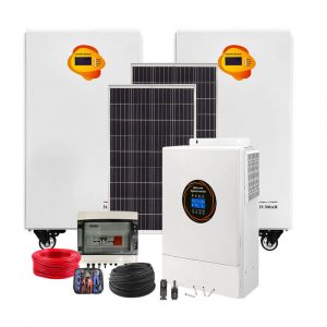 29.76kW Off-Grid Solar Energy System | 3×11kW Hybrid Inverters + 2×15.36kWh LiFePO4 Batteries + 48×620W Mono PERC Panels