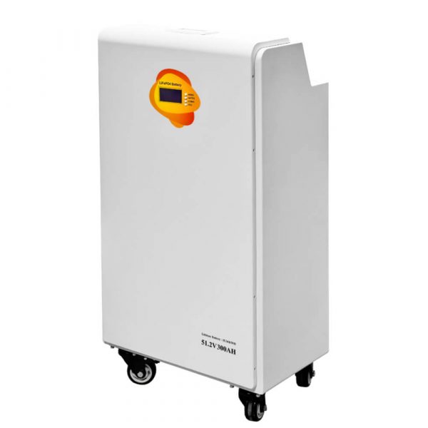 51.2V 300Ah Wall-Mounted LiFePO4 Battery | 15kWh High-Capacity Smart Energy Storage with BMS, RS485/CAN & LCD - Image 2